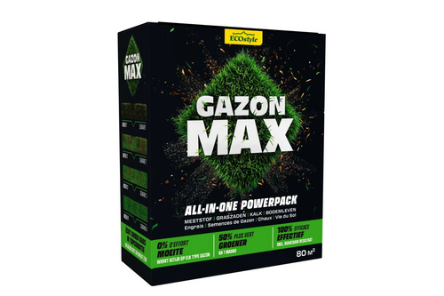 Ecostyle gazonmax - mest, graszaad, kalk en bodemleven in 1. 4 kg