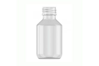 100 ml transparante PET fles met kindveilige dop
