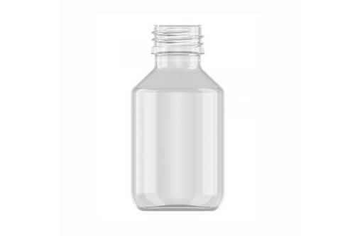 100 ml transparante pet fles met kindveilige dop