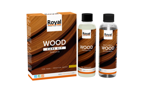 Royal teakfix wood care kit + cleaner