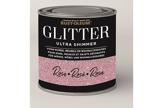 Rust-Oleum Glitterverf Ultra Glitter Shimmer 250 ML, Roze, Blik