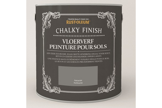 RUST-OLEUM Chalky Finish Vloerverf 2,5 liter, Antraciet, Blik