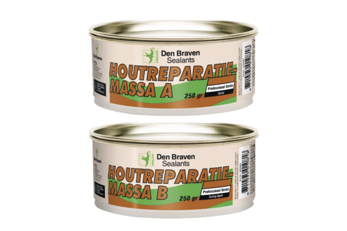 Zwaluw houtreparatiemassa 550 gr, beige, pot