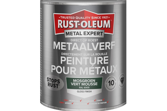 RUST-OLEUM Metal Expert Metaalverf Direct op roest hoogglans 750 ML, Mosgroen