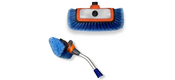 BTC Blue Line BTC line Waterdoorlatende wasborstel met zeepdispenser - 165 cm