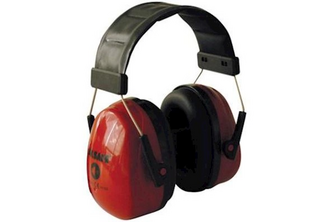 OXXA Sonora 8200 gehoorkap met hoofdband Rood