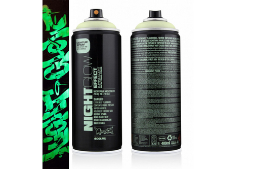 Montana nightglow effect 400 ml, luminescent green, spuitbus