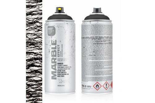 Montana marble effect 400 ml, zwart, em9000