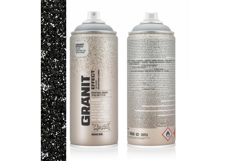 Montana graniet effect 400 ml, zwart, eg9000, spuitbus