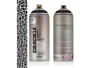 Montana Crackle Effect 400 ML, Zwart, EC9017