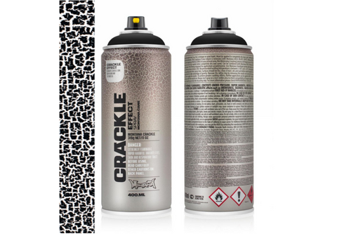Montana crackle effect 400 ml, zwart, ec9017