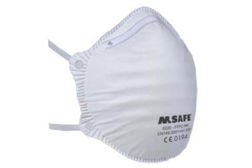 M-safe 6220 stofmasker ffp2 nr zonder uitademventiel