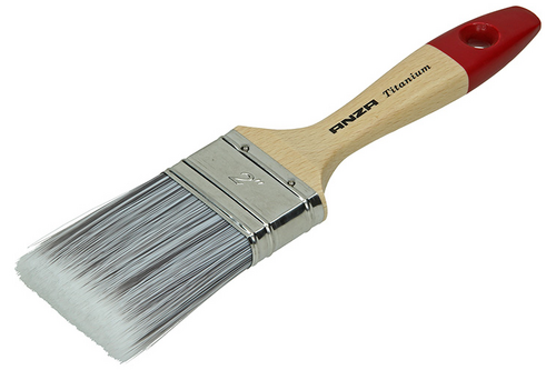 Anza verfkwast plat titanium synthetisch haar 2