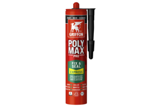 Griffon PolyMax Fix & Seal Express 1 stuk, 425 GR, Zwart