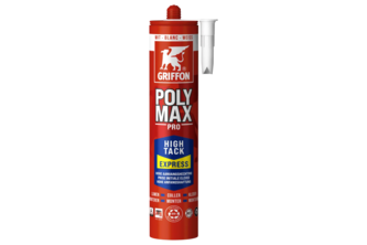 Griffon PolyMax HighTack Express 1 stuk, 435 GR, Wit, Koker