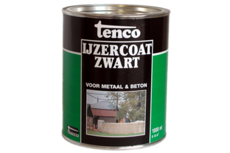 Tenco IJzercoat Zwart 5 liter, Zwart, Bus