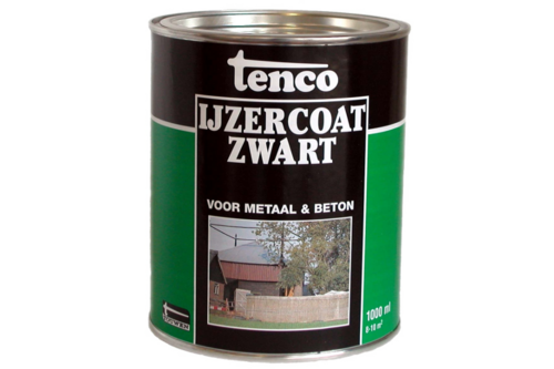 Tenco ijzercoat zwart 5 liter, zwart, bus