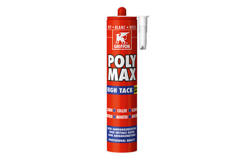 Griffon polymax hightack wit 425 gr, wit, koker
