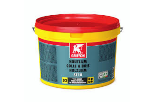 Griffon houtlijm st10 10 kg, emmer met schenktuit