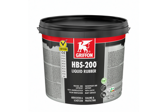 Griffon HBS-200 Liquid Rubber 16 L, Zwart, Emmer