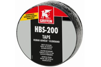 Griffon HBS-200 Tape 20 cm x 10 m, Zwart, Rol