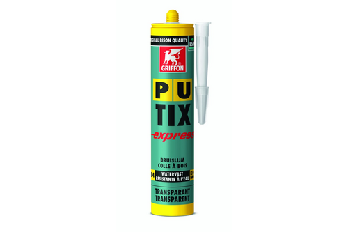 Griffon pu-tix express d4 1 stuk, 310 ml, transparant, koker