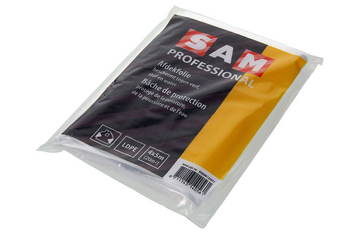 Sam prof vloerfolie extra sterk ldpe transparant 4 x 5 meter
