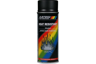Motip Hittebestendige Lak 800 ºC 400 ML, Zwart
