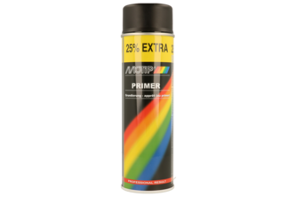 Motip Primer 500 ML, Zwart, Spuitbus