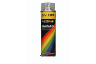 Motip Blanke lak Mat, 500 ML, Transparant, Spuitbus
