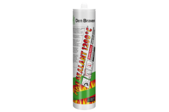 Zwaluw Fire Sealant 1200°C 310 ML, Zwart, Koker