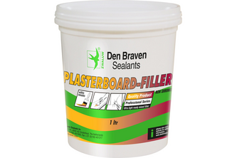 Zwaluw Plasterboard Filler 1 liter, Wit, Pot