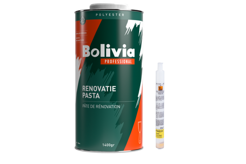 Bolivia renovatiepasta 1,4 kg + verharder, wit