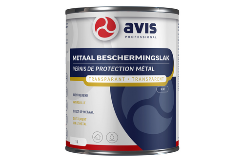 Avis metaal beschermingslak aqua mat, 1 liter