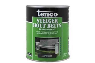 Tenco Steigerhoutbeits 1 liter, Antraciet