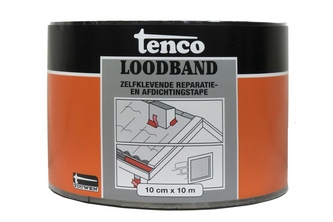 Tenco Loodband zelfklevend 100MM x 10M