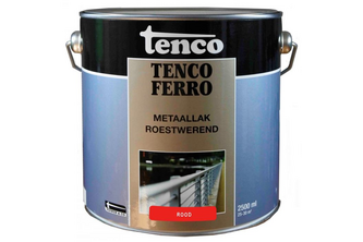 Tencoferro roestwerende metaallak 2,5 liter, 750 ML, Rood, Bus