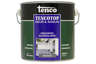 Tenco Tencotop Deur & Kozijn Dekkend Zijdeglans, 2,5 liter, Antraciet