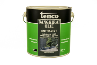 Tenco Bangkiraiolie 2,5 liter, Antraciet, Bus