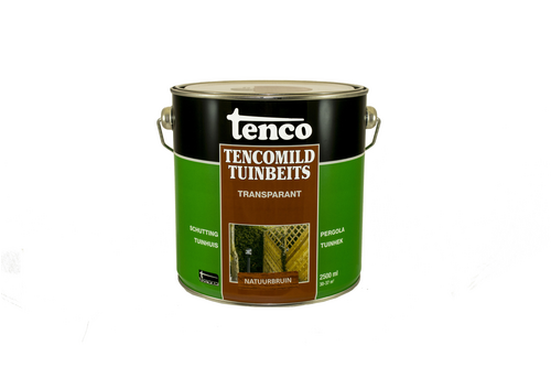 Tenco tencomild tuinbeits transparant 2,5 liter, natuurbruin, bus