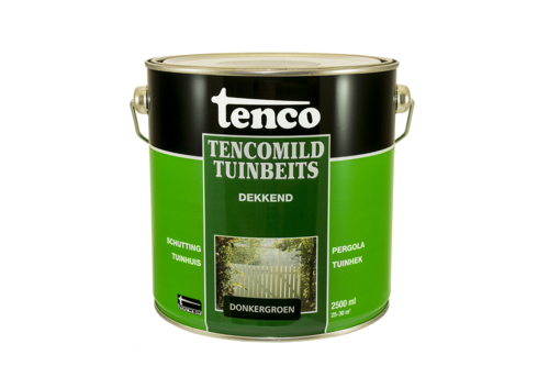 Tenco tencomild tuinbeits dekkend 2,5 liter, donkergroen, bus