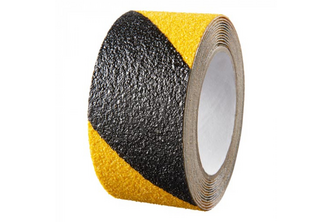 SecuCare Anti slip sticker Heavy Duty voor binnen & buiten 1 stuk, Zwart/geel
