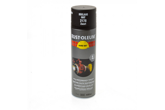 Rust-Oleum Hard Hat deklaag RAL Mat, 500 ML, Mat Zwart, -, 2178, Spuitbus