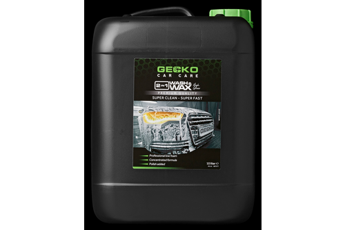 Gecko 2in1 wash & wax autoshampoo 10 liter