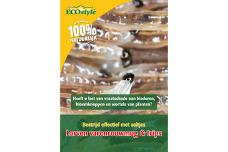 ECOSTYLE Aaltjes F tegen de larven varenrouwmug (Rouwvliegjes)