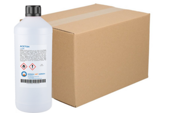 Aceton 12x 1 liter, Doos