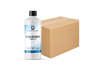 Alcohol 70% Ketonatus 12x 1 liter, Doos