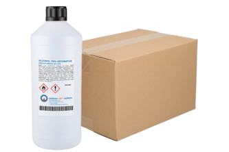 Alcohol 70% Ketonatus 12x 1 liter, Doos