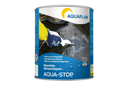 Aquaplan aqua stop waterdichte dakreparatiepasta 1 kg