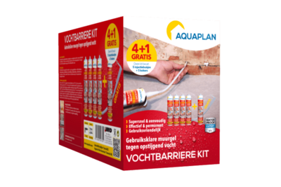 Aquaplan Vochtbarriere kit 4+1